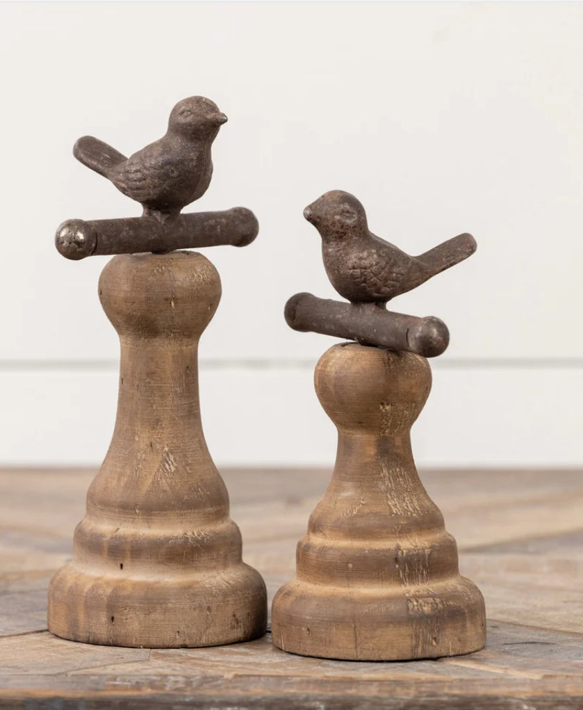 Brown Perching Bird -6.75"