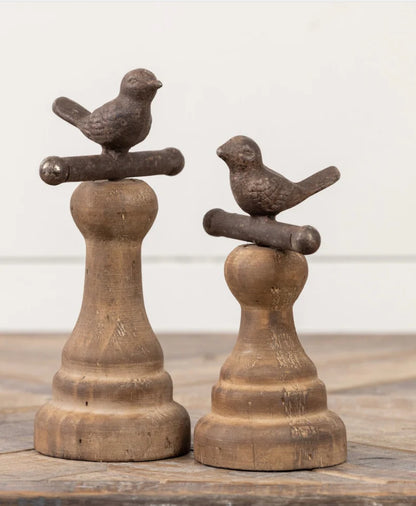 Brown Perching Bird -6.75"