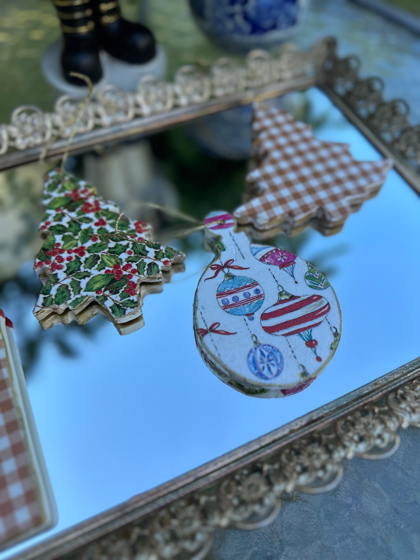 Handmade Christmas Ornament Assortment (5)