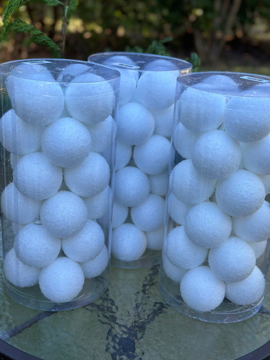 3" Snowball Ornaments