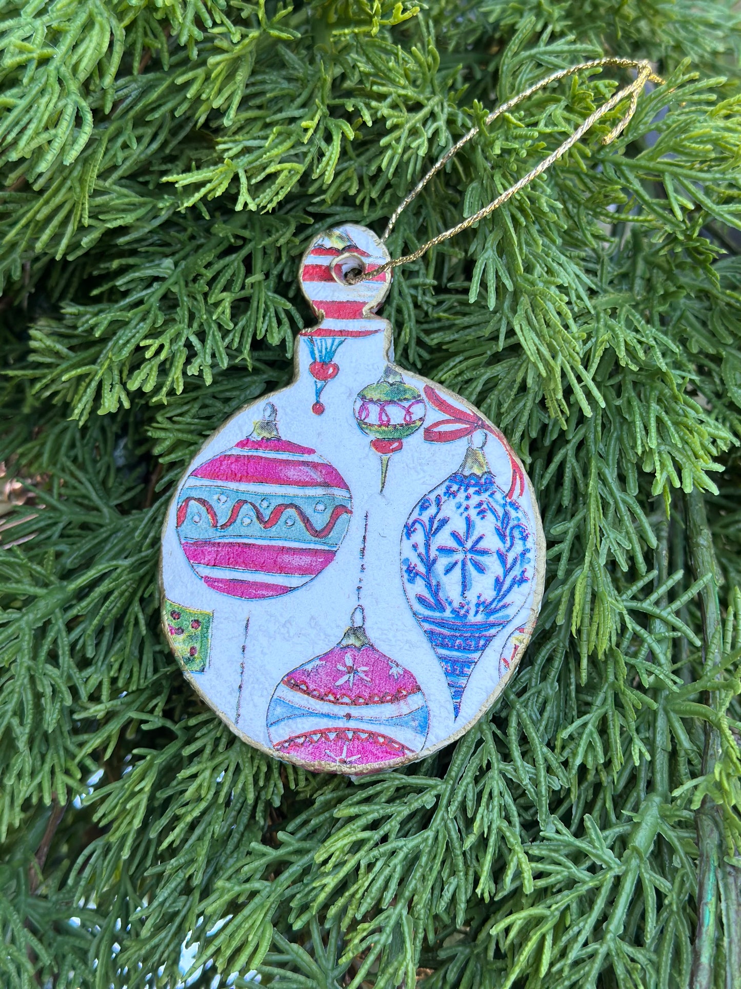 Handmade Christmas Ornament Assortment (5)