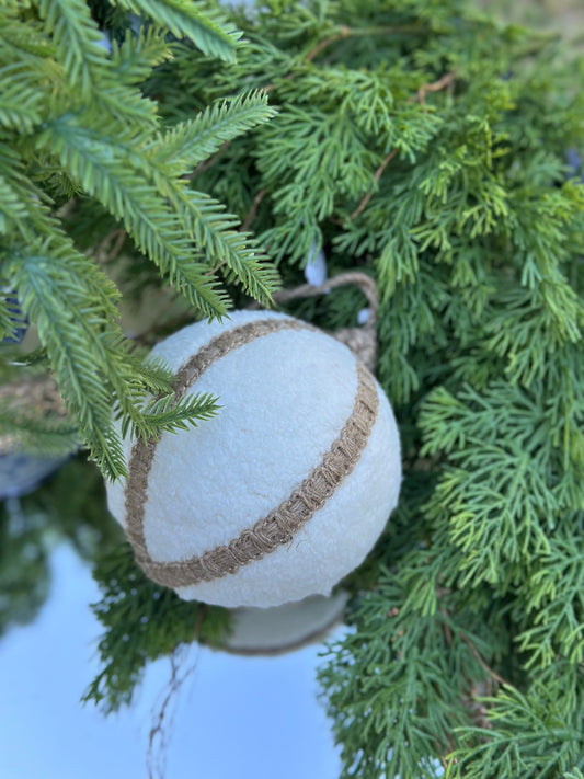 5" Fleece Ball Ornament