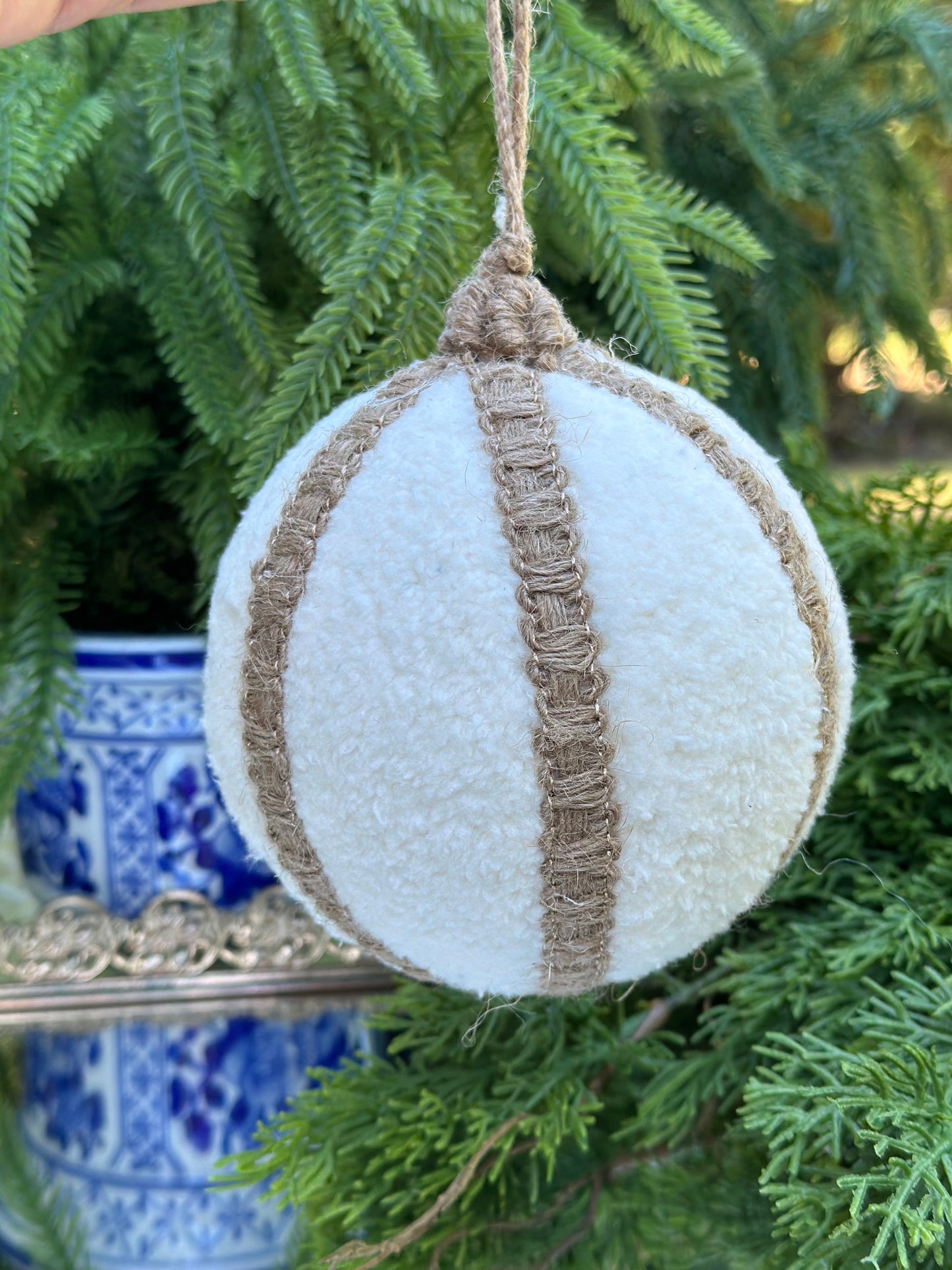 5" Fleece Ball Ornament