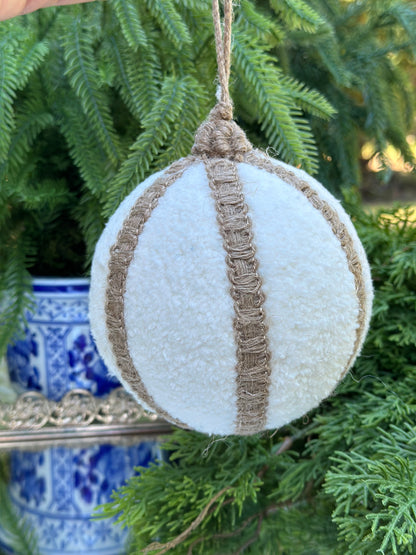 5" Fleece Ball Ornament