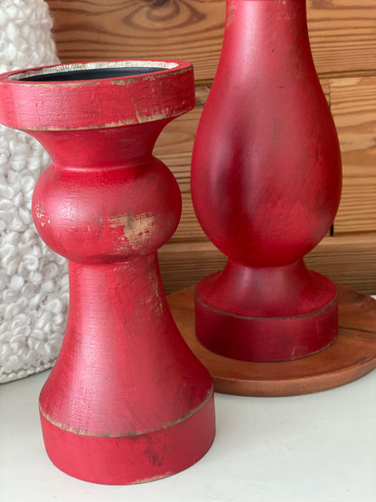 Everly Christmas Candle Holder Set