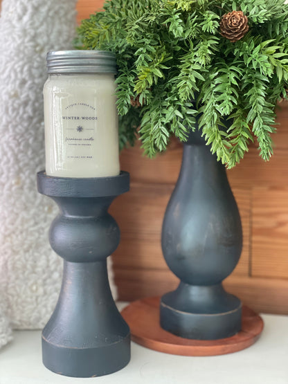 Everly Christmas Candle Holder Set