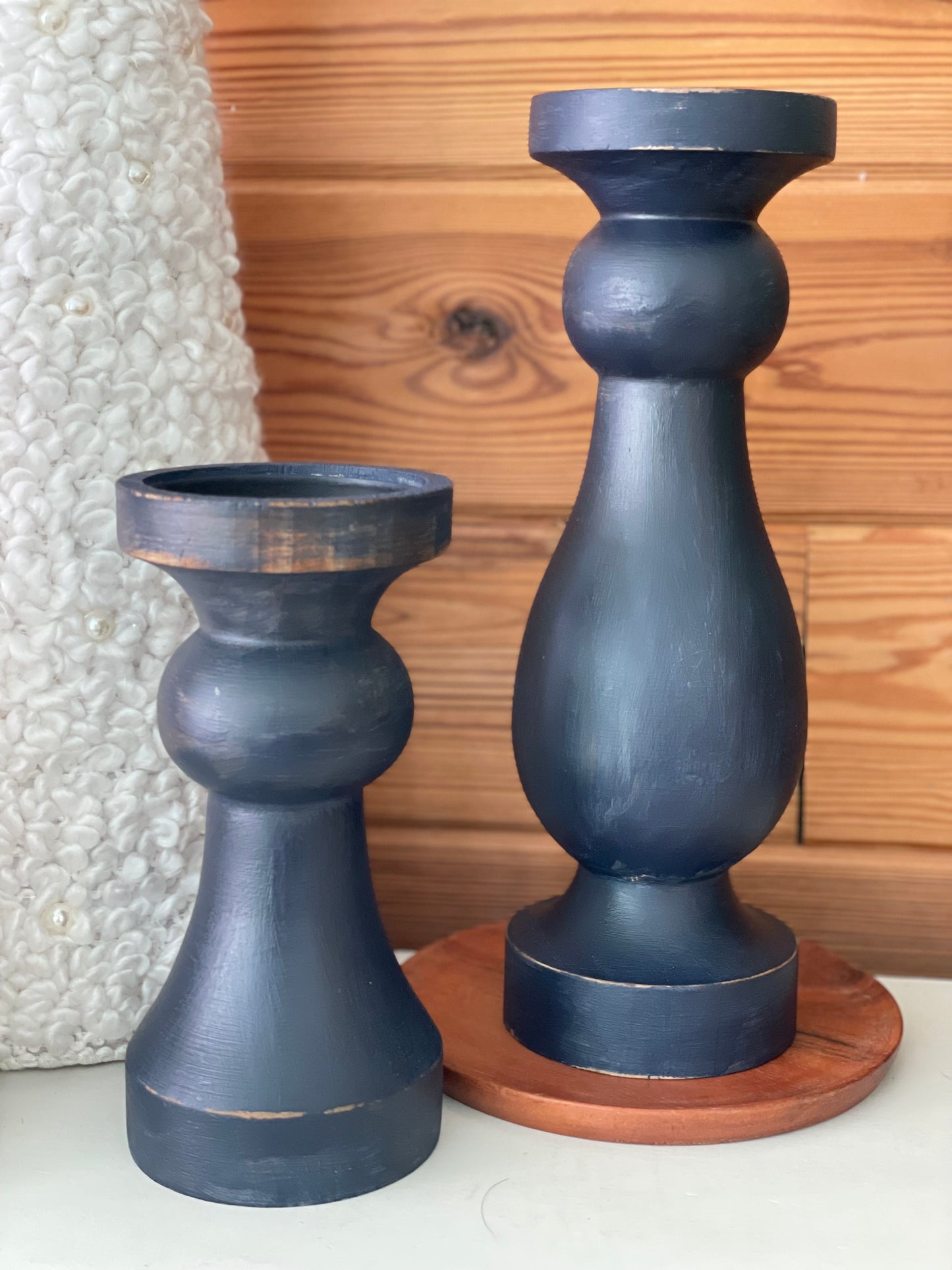 Everly Christmas Candle Holder Set