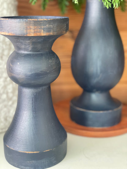 Everly Christmas Candle Holder Set