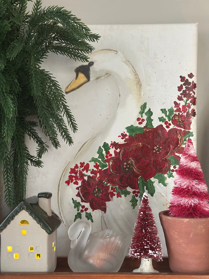 Poinsettia Swan