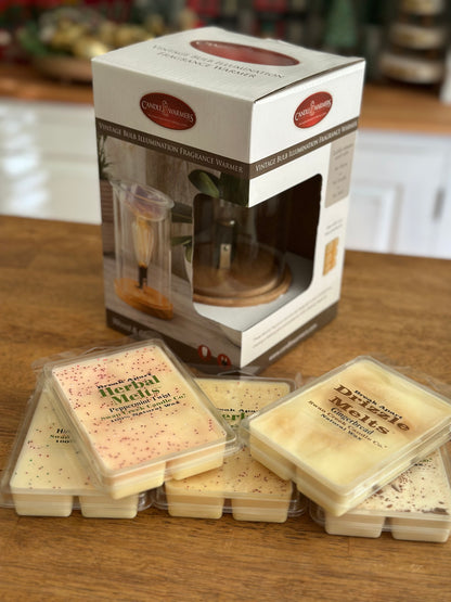 Airome Wood and Glass Vintage Bulb Wax Warmer