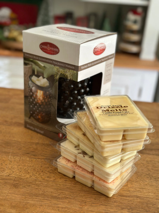 Candle Warmers Smoky Hobnail Vintage Bulb