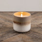 3D Flame Grey, Tan, White Ceramic Candle - 4" with a realistic flickering flame. Elegant ceramic design, perfect for home decor and ambiance.
